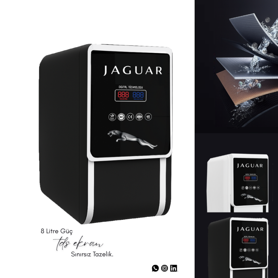 Tds Ekranlı Jaguar Dijital Su Arıtma Cihazı